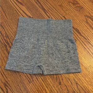 Gray Women's High-Waisted Shorts
